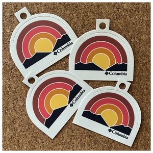 B4G4 FREE Columbia Stickers